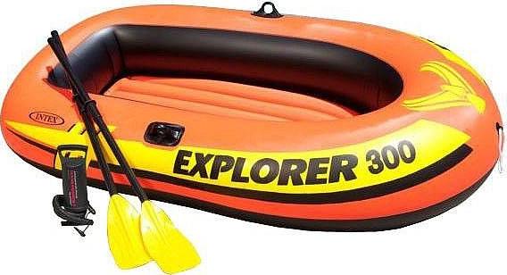 סירה מתנפחת ל 3 אנשים 300 Explorer דגם INTEX 58332
