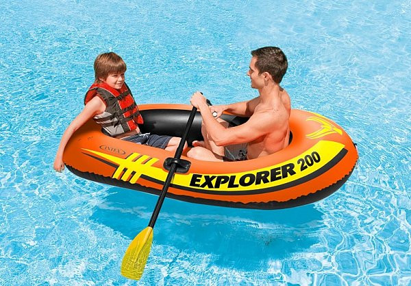 סירה מתנפחת לשניים 200 EXPLORER דגם 58330 INTEX