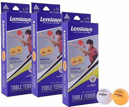 10 כדורים לפינג פונג 2 כוכבים LENWAVE