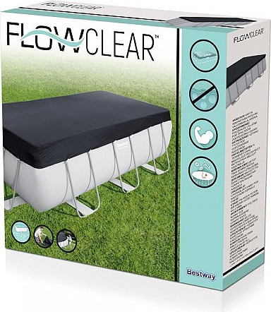 כיסוי PVC לבריכה מלבנית 404X201X100 דגם BESTWAY 58232