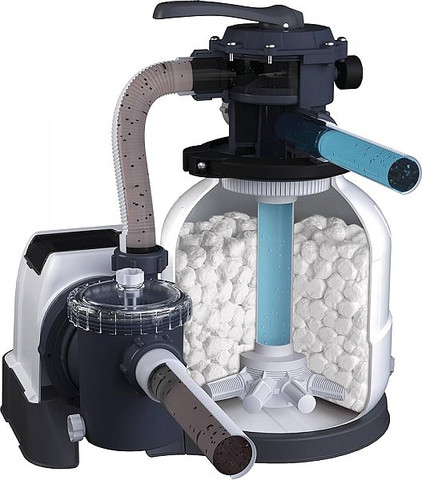 צמר מקצועי לסינון למשאבות חול 500 גרם INTEX 29045