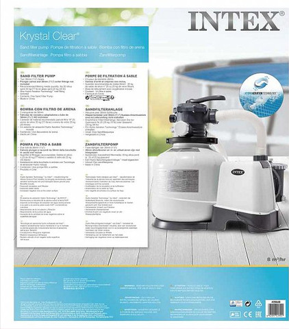 משאבה מסנן חול לבריכה 2800 גלון INTEX 26648