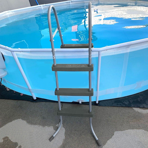 סולם 3 שלבים לבריכה בגובה עד 107 ס''מ PACIFIX