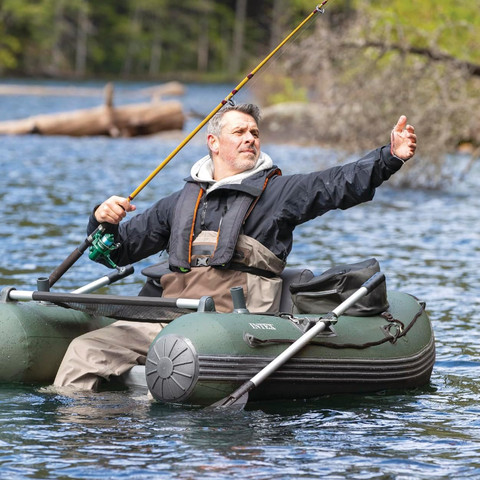 סירה מתנפחת אינטקס לדייג ליחיד INTEX Big Catch Pro 68381