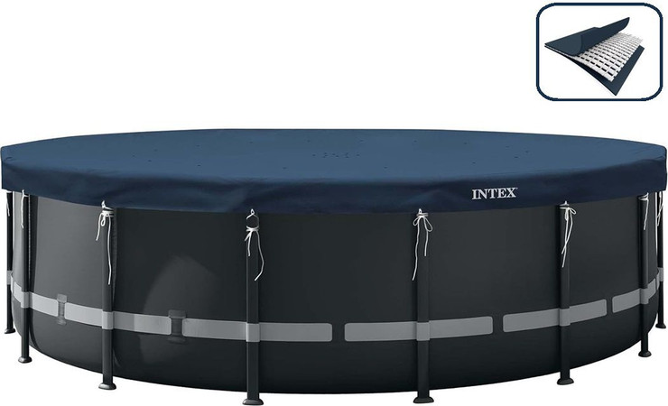 כיסוי דלוקס לבריכה עגולה אינטקס בקוטר 488 ס''מ INTEX 28084