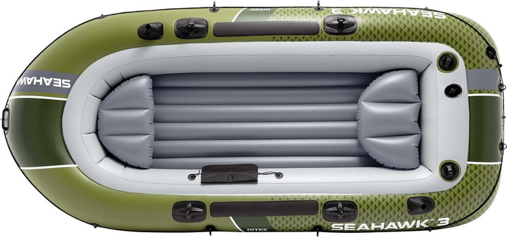סירת גומי מתנפחת אינטקס INTEX 66333 SeaHawk 3 *כולל משאבה ומשוטים*