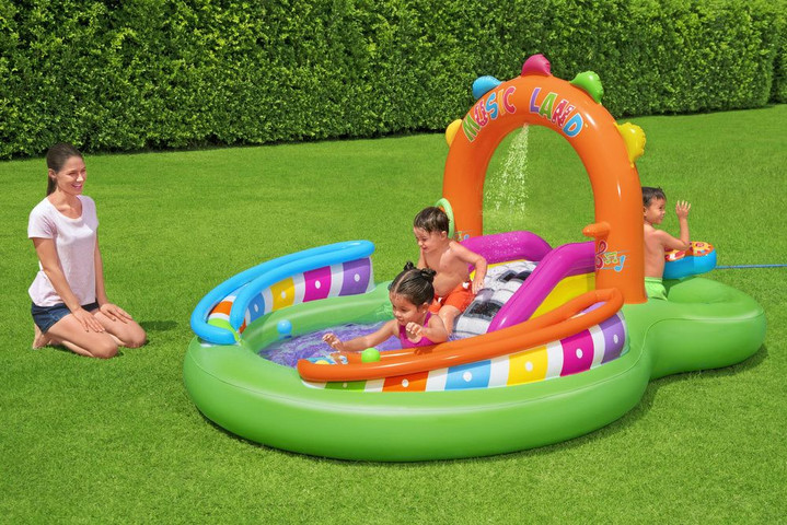 בריכת פעילות לילדים עם מזרקת מים בסט וואי BESTWAY SING ‘N SPLASH 53117