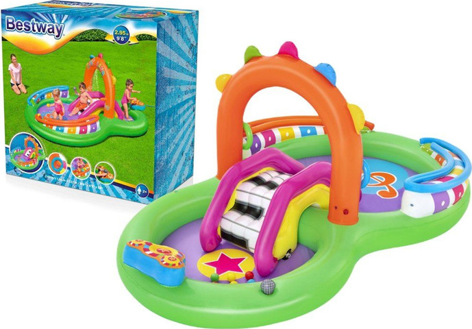 בריכת פעילות לילדים עם מזרקת מים בסט וואי BESTWAY SING ‘N SPLASH 53117
