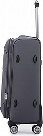 סט 3 מזוודות סוויס Swiss Alpine 2.0 Soft 20+24+28" - אפור