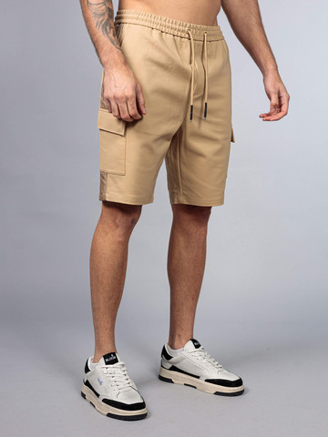 מכנס קצר אליקסיר Strip Logo גברים - אליקסיר - Brown