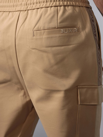 מכנס קצר אליקסיר Strip Logo גברים - אליקסיר - Brown