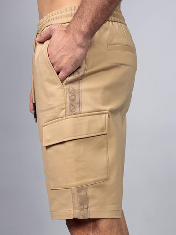 מכנס קצר אליקסיר Strip Logo גברים - אליקסיר - Brown