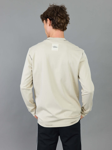 חולצת טישירט ארוכה אליקסיר Center Logo גברים - אליקסיר - Beige