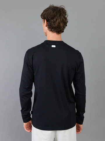 חולצת טישירט ארוכה אליקסיר Classic Logo גברים - אליקסיר - Black