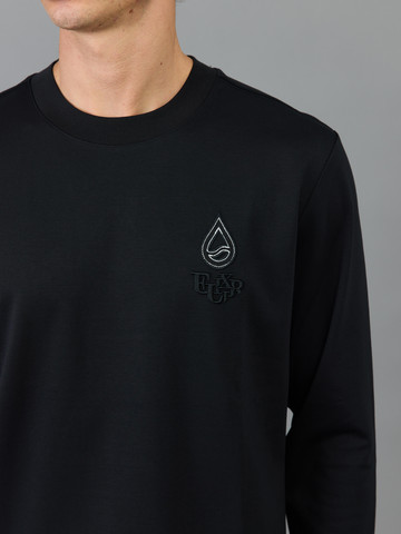 חולצת טישירט ארוכה אליקסיר Back Logo גברים - אליקסיר - Black
