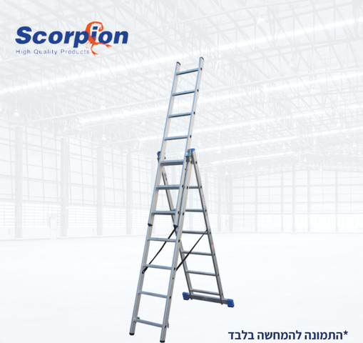 סולם אלומיניום מתארך רב מצבי 3*7 - TIANGIN JINMAO