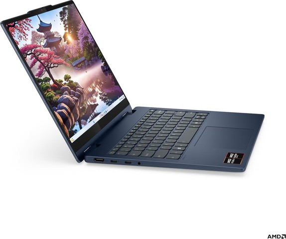 מחשב נייד Lenovo 5 2-IN-1 | Ryzen 7 8845HS | 1TB SSD | 16GB RAM | 16" WUXGA IPS | TOUCHSCREEN | Win11 | Backlit Keyboard | LUNA GREY