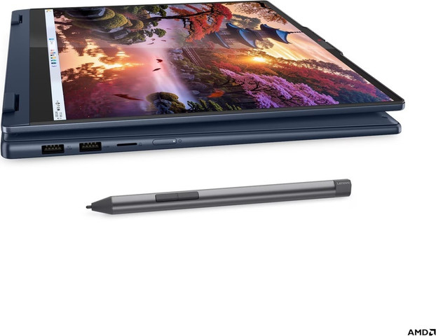 מחשב נייד Lenovo 5 2-IN-1 | Ryzen 7 8845HS | 1TB SSD | 16GB RAM | 16" WUXGA IPS | TOUCHSCREEN | Win11 | Backlit Keyboard | LUNA GREY