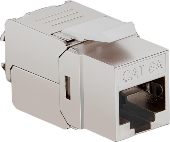 קונקטור רשת נקבה CAT7/CAT6A Keystone (1 יח)