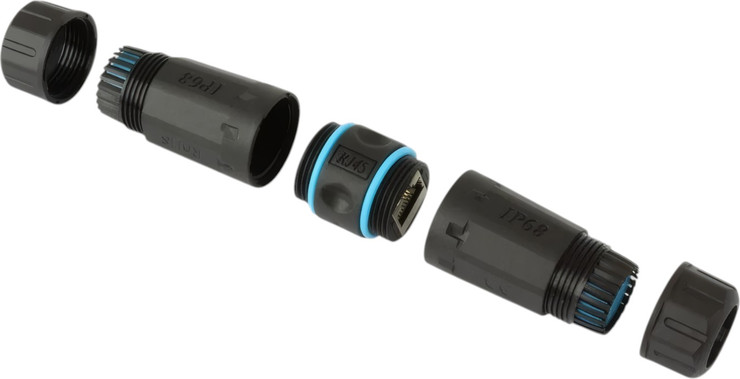 מחבר רשת חיצוני RJ45 מוגן מים IP68