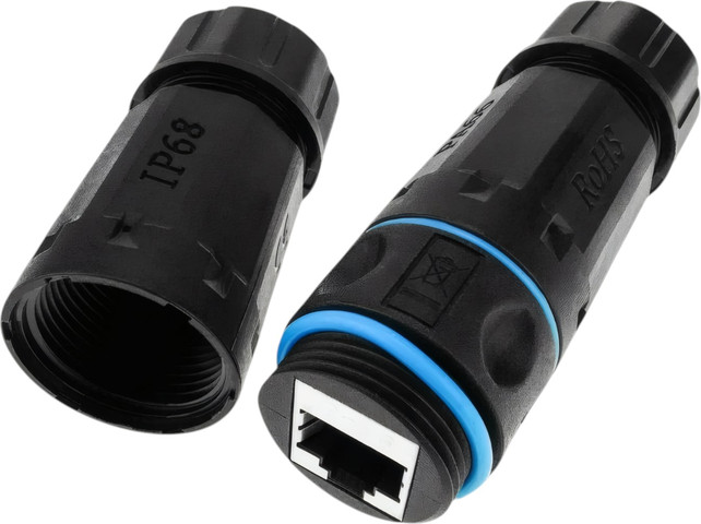 מחבר רשת חיצוני RJ45 מוגן מים IP68