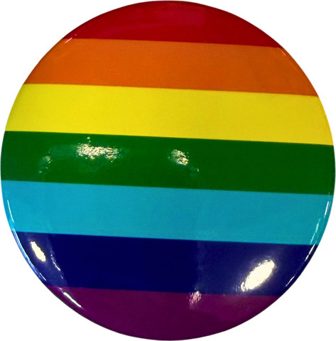 דגל הגאווה (Rainbow) – סיכת 58 מ״מ