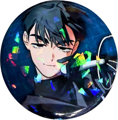 סיכת איבן מנצנצת 58 מ״מ –   Ivan Alien Stage pin — איבן בהופעה