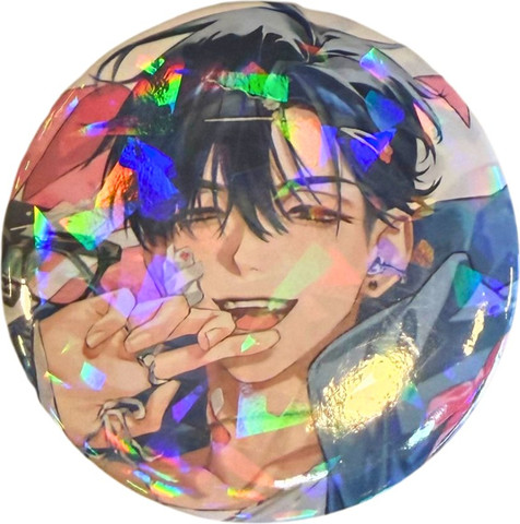 סיכת איבן מנצנצת 58 מ״מ –   Ivan Alien Stage pin — איבן בהופעה