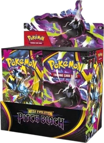 Pokémon TCG Mega Evolution – Pitch Black Booster Box | 36 חבילות