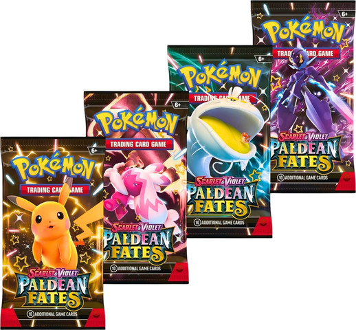 סט 4 חבילות בוסטר Pokémon Paldean Fates – Art Set | Scarlet & Violet