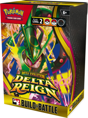 מכירה מוקדמת Pokémon Delta Reign Build & Battle Box – 4 חבילות | Mega Evolution