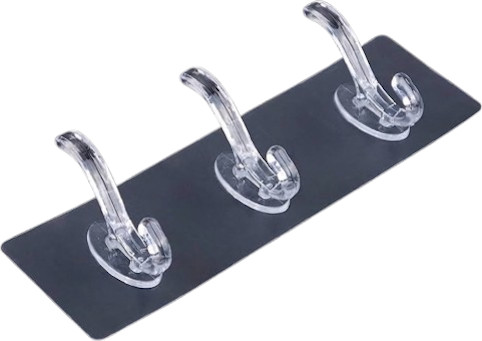 קולב מדבקת סילקון 3 ווים