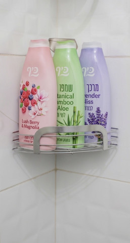 מדף פינתי ללא קידוח