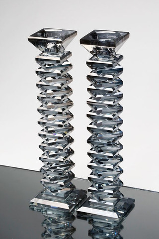 זוג פמוטי קריסטל TITANIUM 27 ס״מ