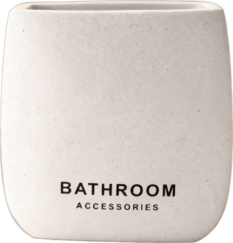 כוס למברשות שיניים BATHROOM – לבן