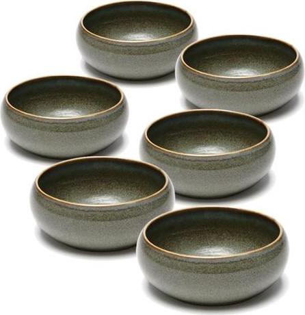 סט 6 בולים אבן WARE MADRIO ירוק 12×12×5 ס״מ