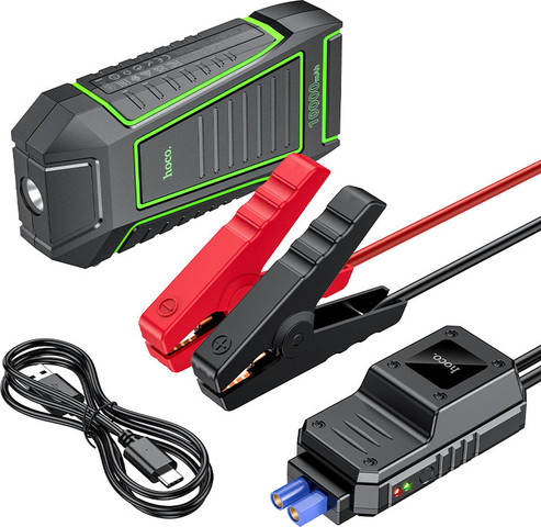 מטען נייד עם התנעה לרכב Hoco QS1 Spring 10000mAh
