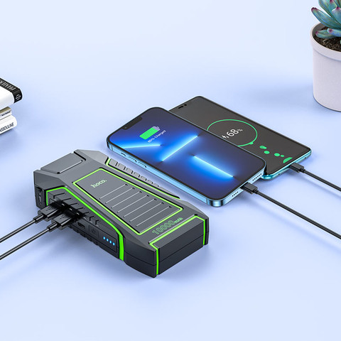 מטען נייד עם התנעה לרכב Hoco QS1 Spring 10000mAh