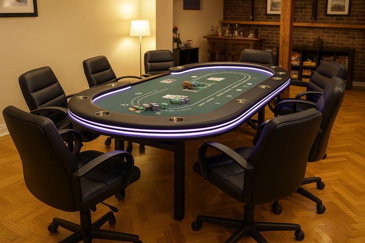 שולחן פוקר מקצועי דגם HOLDEM