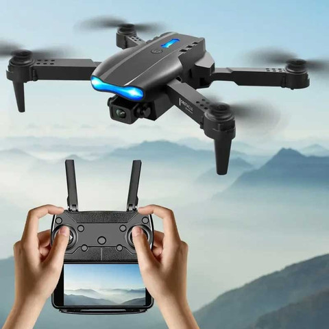 רחפן נטען Selfie Drone עם 2 מצלמות WIFI, זרועות מתקפלות ושלט רחוק (שחור או לבן)