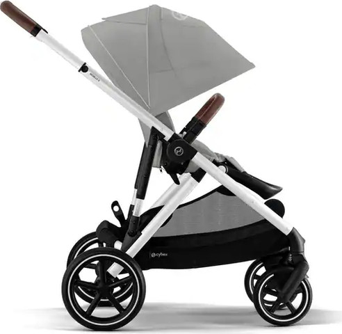 עגלת תאומים אחים גאזל Gazelle S2 עם 2 עריסות ו- 2 טיולונים צבע אפור – סייבקס