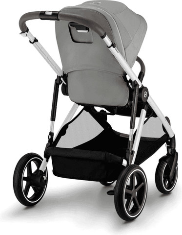 עגלת תאומים אחים גאזל Gazelle S2 עם 2 עריסות ו- 2 טיולונים צבע אפור – סייבקס