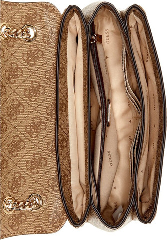 תיק Guess Noelle Ii Cnvrtble Xbody Flap נשים - גס - Brown