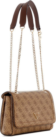 תיק Guess Noelle Ii Cnvrtble Xbody Flap נשים - גס - Brown