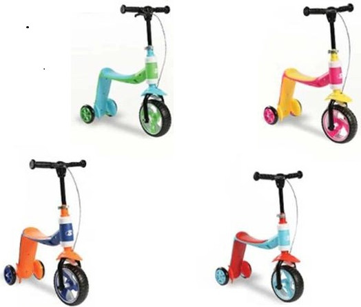 אופני איזון וקורקינט 2 ב 1 Skater Grow