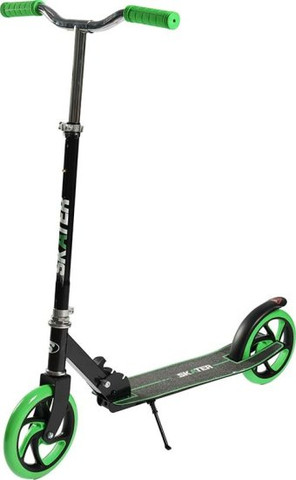 קורקינט ספורט עם גלגלים גדולים מבית Skater (ירוק / תכלת)