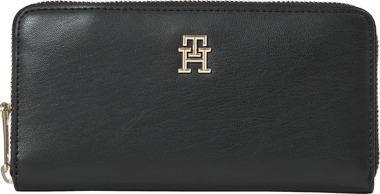 תיק עור לאישה מבית TOMMY HILFIGER דגם AW0AW16326-BDS