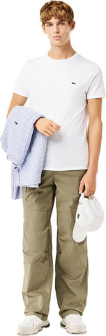 טי שירט Lacoste לגברים צווארון עגול
