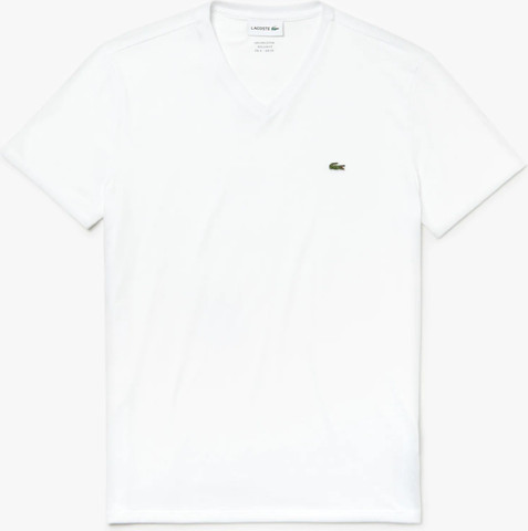 טי שירט Lacoste לגברים צווארון וי