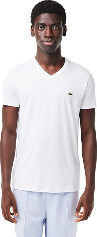 טי שירט Lacoste לגברים צווארון וי